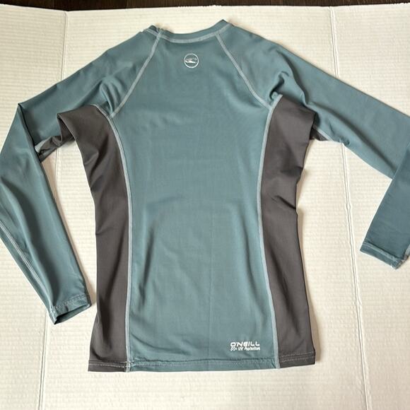 O’Neill Women’s Premium Skins SPF 50+ Teal Blue and Gray Size Small - Picture 4 of 5